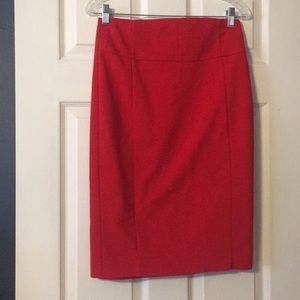 Size 4. Express red skirt.
